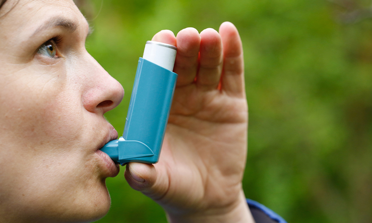 Picture of metered dose inhaler